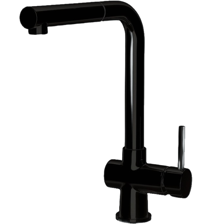 Смеситель для кухни Webert Lisbona LS940302560, черный