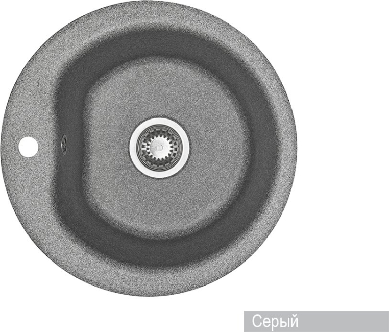 Кухонная мойка Aquaton Мида 1A712732MD230 серый