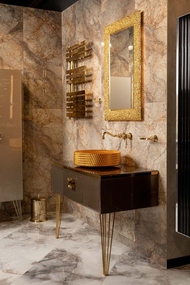 Консоль LUCIDO 100 см Бронзированный коричневый 304005