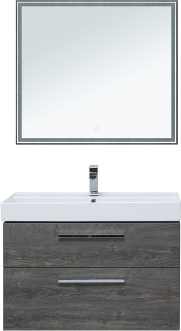 Мебель для ванной Aquanet Nova 90 дуб рошелье (2 ящика) 00243257