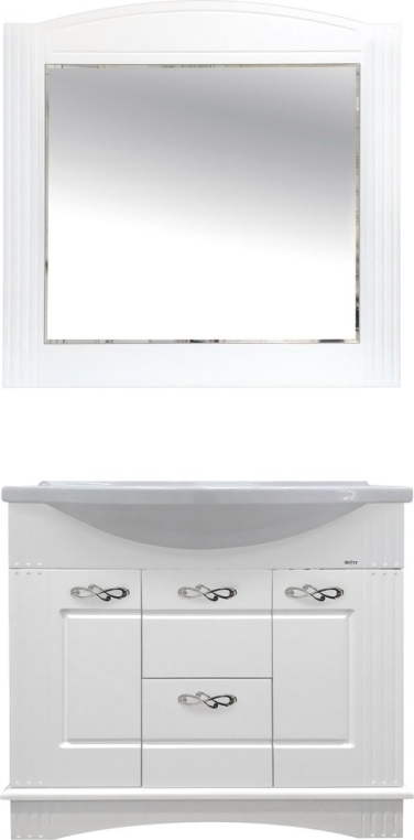 Комплект мебели Misty Эльбрус 90 (П-Эль01090-011+1.WH11.0.790+П-Эль02090-011)