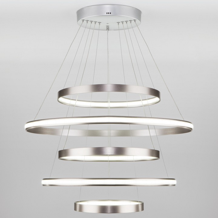 Подвесной светильник Eurosvet Olympia 90179/5 сатин-никель 145W