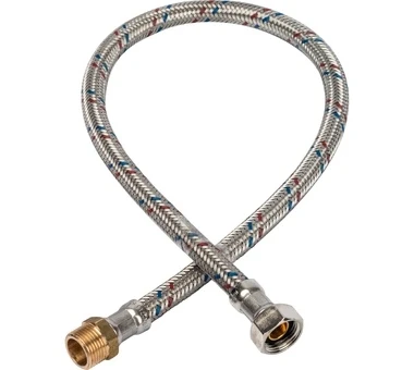 STOUT Гибкая подводка для воды НР 3/8 х ВР 3/8, длина 600 мм (SHF-0057-081010)