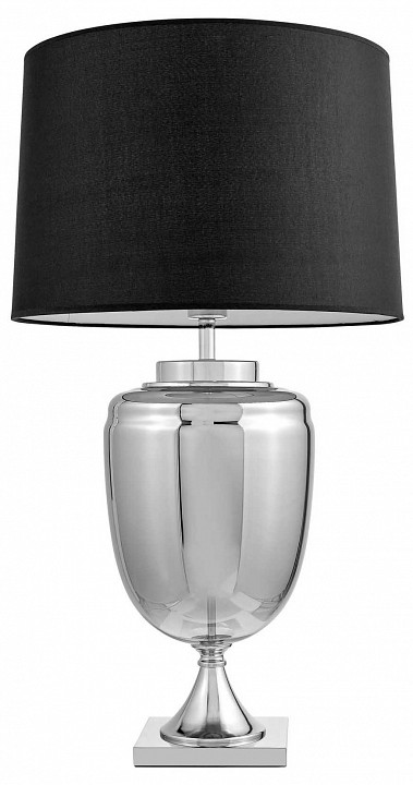 Настольная лампа декоративная LUMINA DECO Olimpia LDT 304 CHR+BK