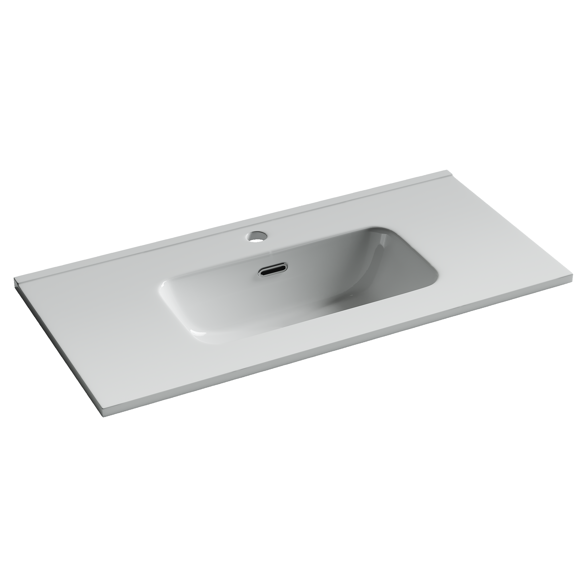 CN7026 Раковина мебельная накладная Compact 810x395x170, цвет белый