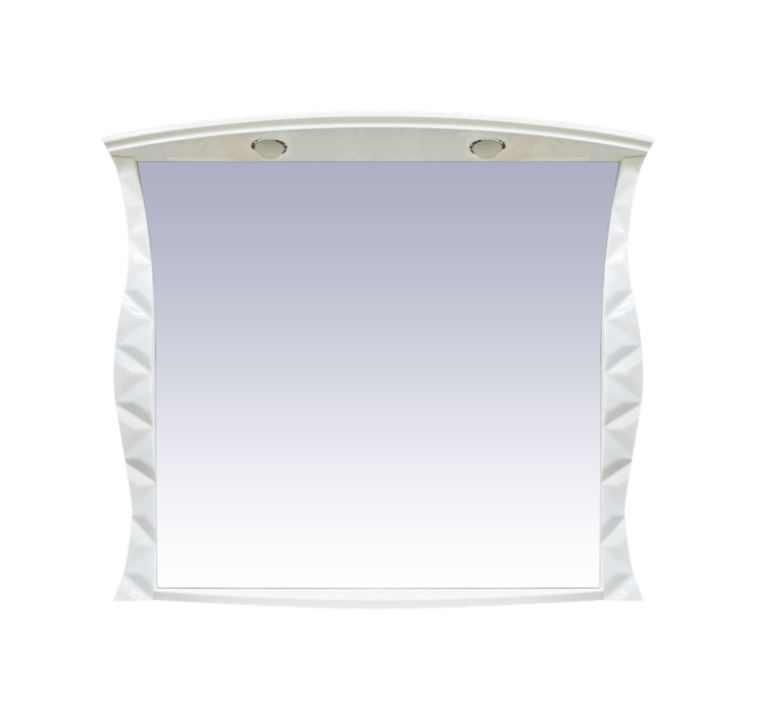 Зеркало Misty Charme Л-Чар02100-011Св белое с подсветкой