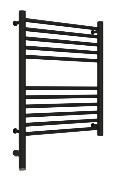 Электрический полотенцесушитель Сунержа Богема 3.0 прямая 600x500 МЭМ Лев. матовый черный (31-5804-6050)