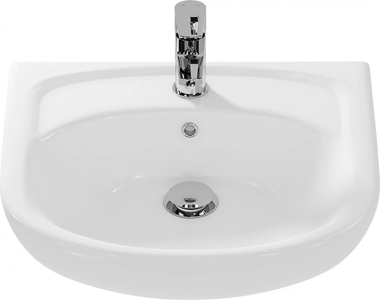Раковина для мебели Cersanit Erica ERI50 1 отв., белый, Сорт1 полукруглая (S-UM-ERI50/1-w)