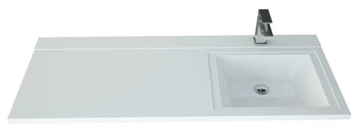 Раковина со столешницей BelBagno  120 на стиральную машину  прямоугольная (BB1200/480-LV-MR-R)