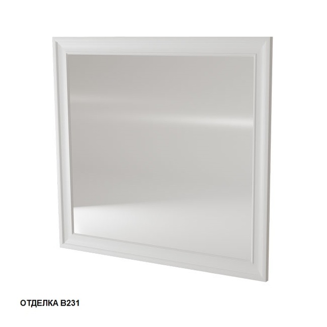 Зеркало Caprigo Ponza 100x90 см белая 13531-B231