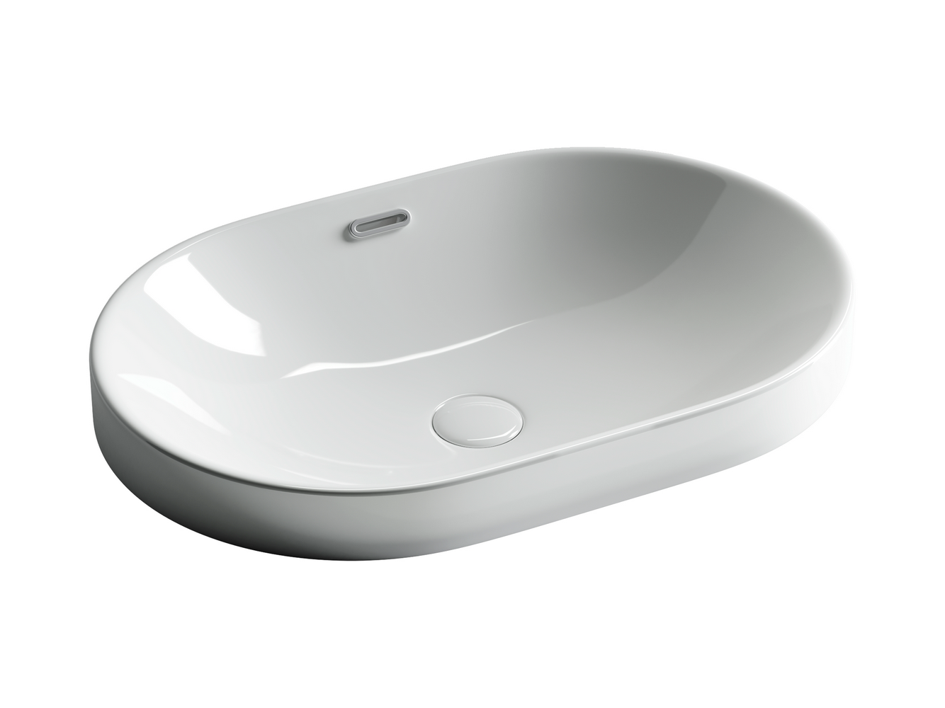 Встраиваемые раковины CERAMICANOVA CN5020 Умывальник встраиваемый в столешницу Element 600*400*195мм