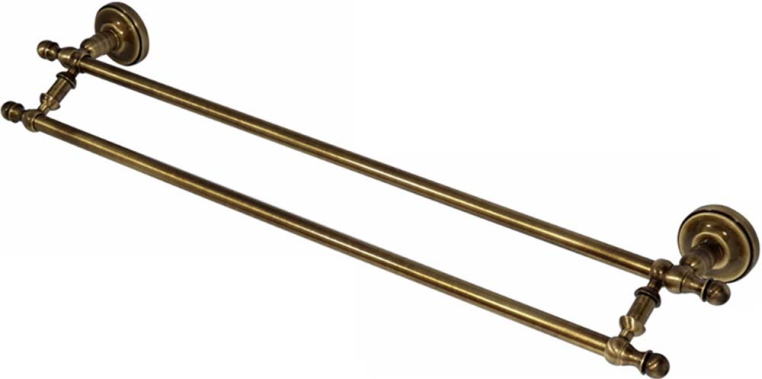 Полотенцедержатель двойной Migliore Mirella 17185 бронза L65 см