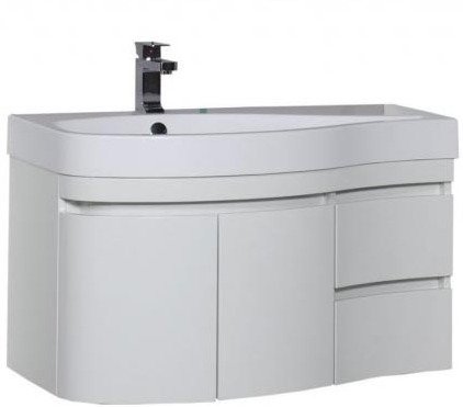 Тумба под раковину Aquanet Сопрано 95 см 00169631 L белая