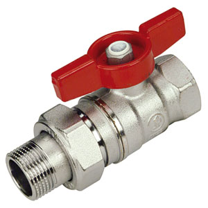 Кран шаровый Giacomini R859 1" HР/ВР американка полнопроходной ручка-бабочка (R859X027)
