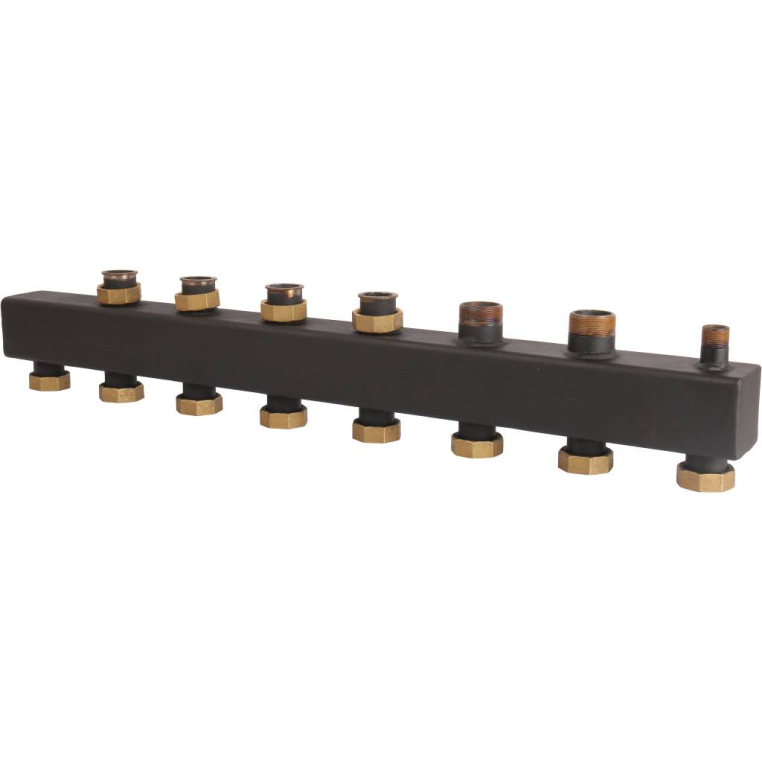 Стальной распределительный коллектор ROMMER (RDG-0017-004046) 4 6 отопительных контура 1 1/2