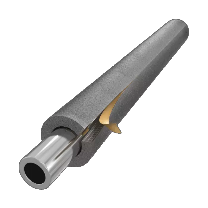 Трубка вспененный полиэтилен SUPER SK 42/13 L=2м Тмакс=95°C самоклеящаяся серый Energoflex EFXT042132SUSK