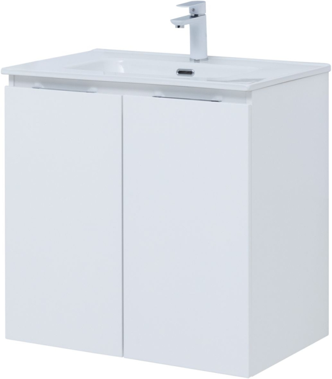 Тумба под раковину Aquanet Алвита New 70 2 дверцы, белый матовый 00303905