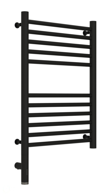 Электрический полотенцесушитель Сунержа Богема 3.0 прямая 600x400 МЭМ Лев. матовый черный (31-5804-6040)