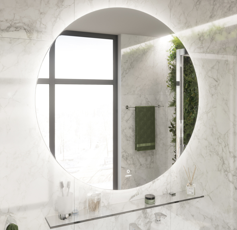 Мебель для ванной Stworki Ольборг 120 столешница дуб карпентер, без отверстий, с тумбой 80, с раковиной BOCCHI Vessel черной