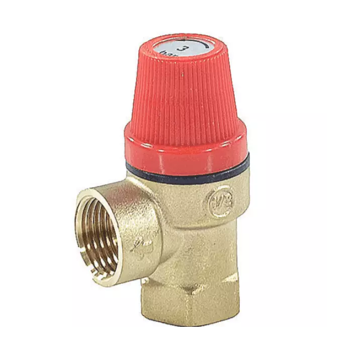 Клапан предохранительный латунь Ду15х15 ВР G1/2"хG1/2" Рср=6бар Benarmo