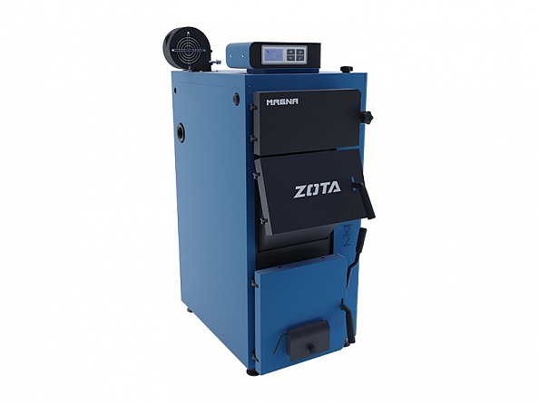 Напольный твердотопливный котёл Zota Magna 20 кВт (MG 493112 0020)