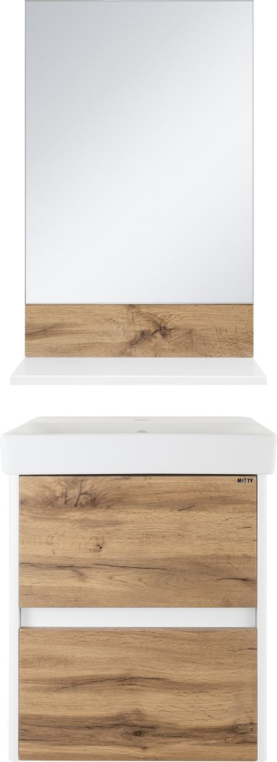 Комплект мебели Misty Адриана 45 (П-Адр01045-0122Я+1WH501630+П-Адр03045-01)