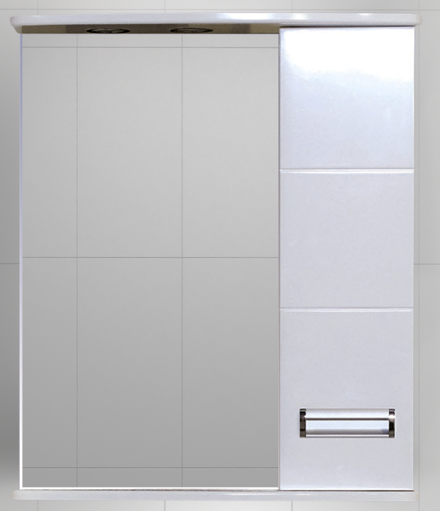 Зеркальный шкаф Misty Селена 65 П-Сел02060-01П