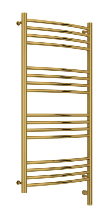Электрический полотенцесушитель Сунержа Богема 3.0 выгнутая 1000x500 МЭМ Пр. золото (03-5803-1050)