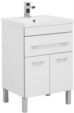 Тумба под раковину Aquanet Верона NEW 58 см 00182507 белая