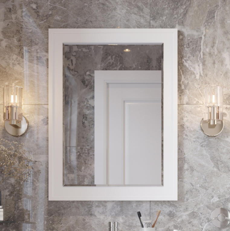 Зеркало Stworki Хадстен 80 белое (С16827)