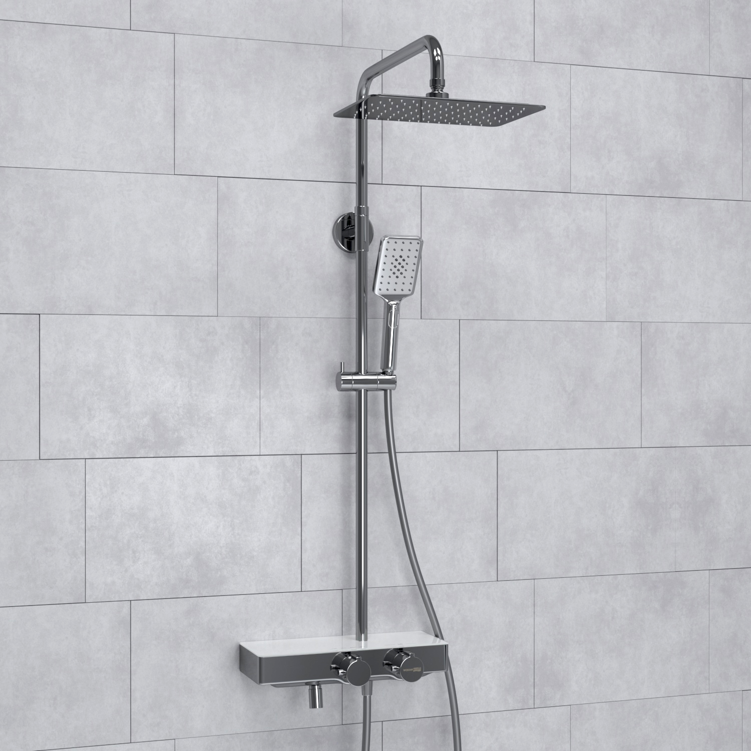 A113.069.126.CH Thermo Душевой комплект с термостатическим смесителем