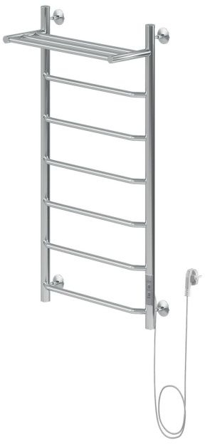 Полотенцесушитель электрический Aquanet Fiona 100х50 Тэн справа, с полкой 00282000