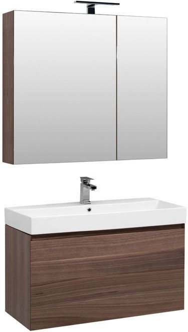 Мебель для ванной Aquanet Нью-Йорк 100 орех 00211662