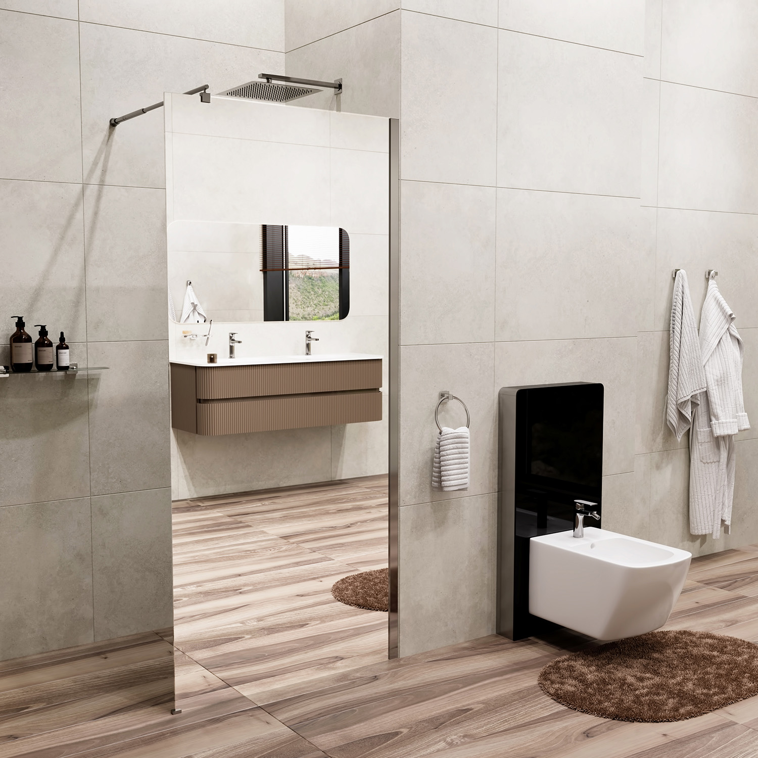 Rur 30W46-MR Душевое ограждение