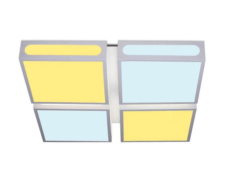 Накладной светильник Ambrella Orbital Crystal Sand FS1888 WH/SD 144W 4200K D520*520