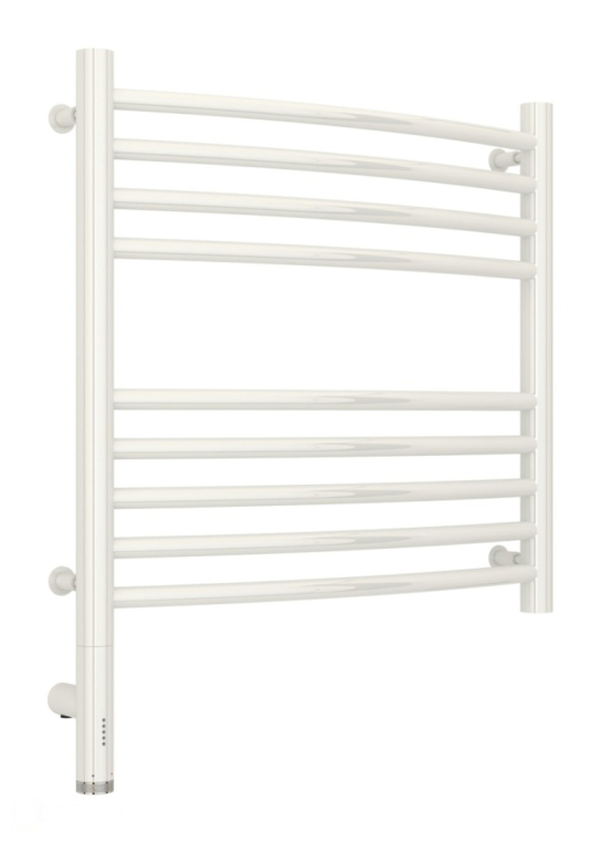 Электрический полотенцесушитель Сунержа Богема 3.0 выгнутая 500x500 МЭМ Лев. белый (12-5802-5050)