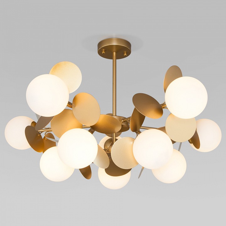 Люстра на штанге Eurosvet Matisse 70134/10 перламутровое золото Smart (70124/10)