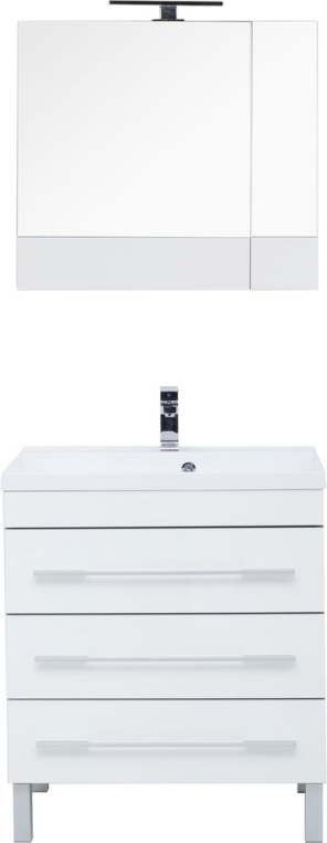 Комплект мебели Aquanet Верона 75 белая (00178254+00281221+175381)