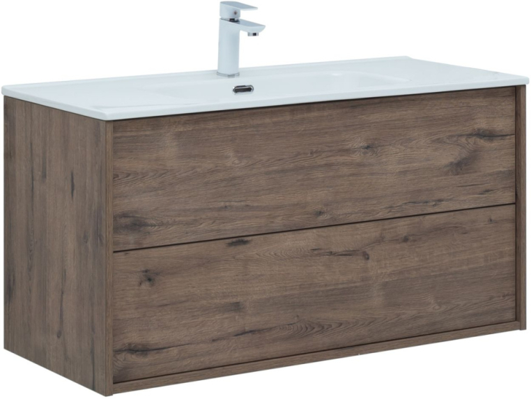 Тумба под раковину Aquanet Lino 100 00287545 дуб веллингтон