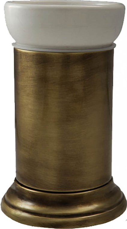 Держатель настольный высокий для керамики стакана/дозатора Migliore Mirella 28143 золото