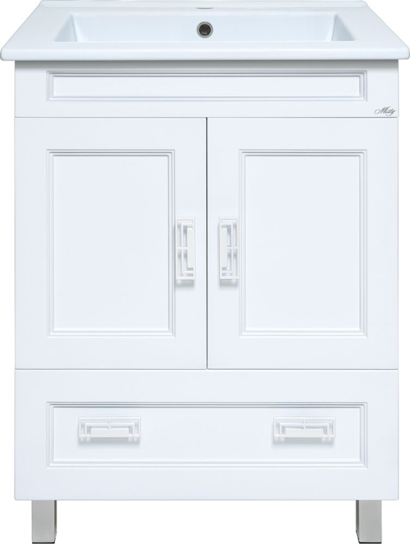 Тумба с раковиной Misty Дива 65 белая (П-Див01065-013Пр+С0000002334)