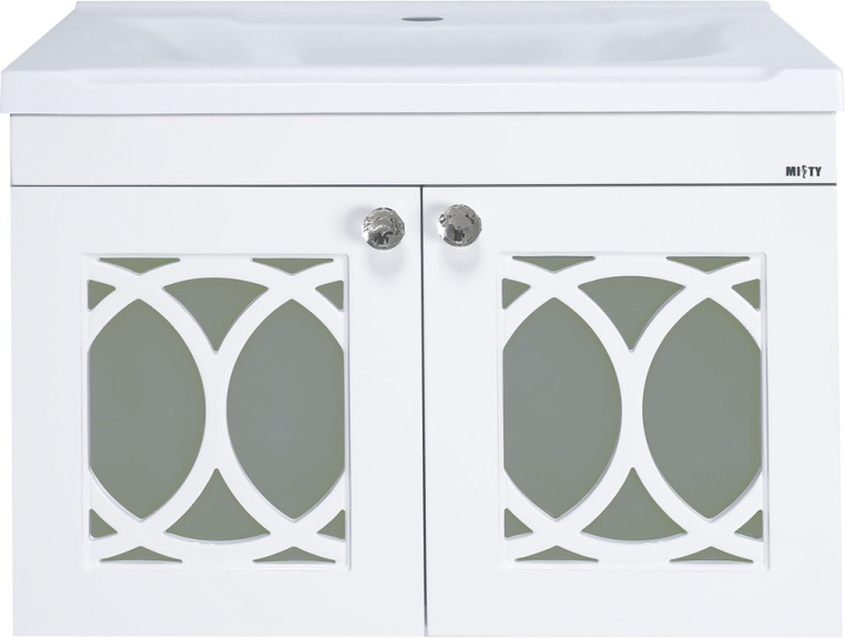 Тумба с раковиной Misty Тондо 60 (П-Тон09060-012+Р-Евв14060-Д)