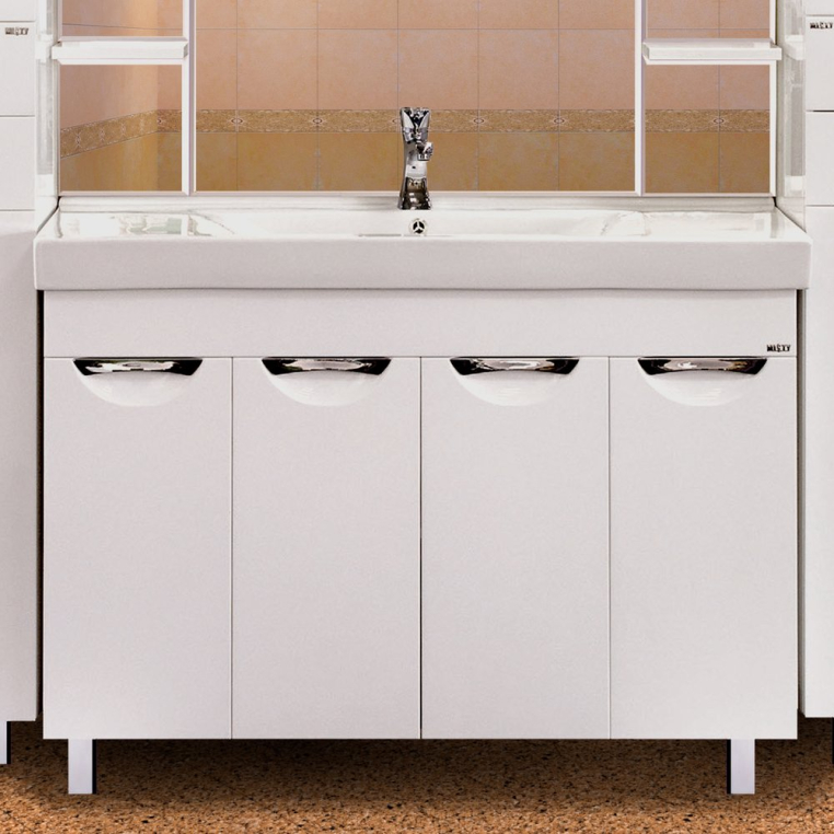 Тумба с раковиной Misty София 120 прямая (П-Соф01120-011Пр+Р-Мис14120)