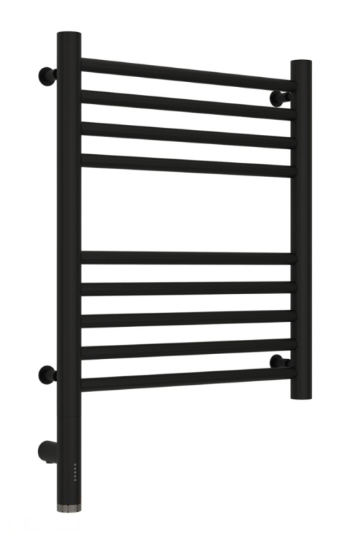 Электрический полотенцесушитель Сунержа Богема 3.0 прямая 500x400 МЭМ Лев. матовый черный (31-5804-5040)