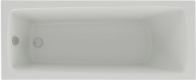Акриловая ванна Aquatek Либра NEW 170x70 LIB170N-0000001 с фронтальным экраном, слив слева, вклеенный каркас