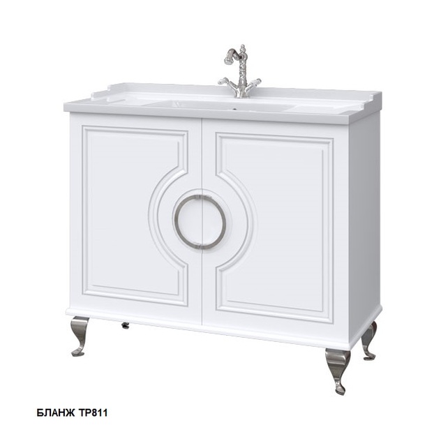 Тумба под раковину Caprigo Valletta 100 см бланж 35314-TP811