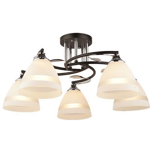 Потолочная люстра Imex 2867 MD.2867-5-S BK+CH