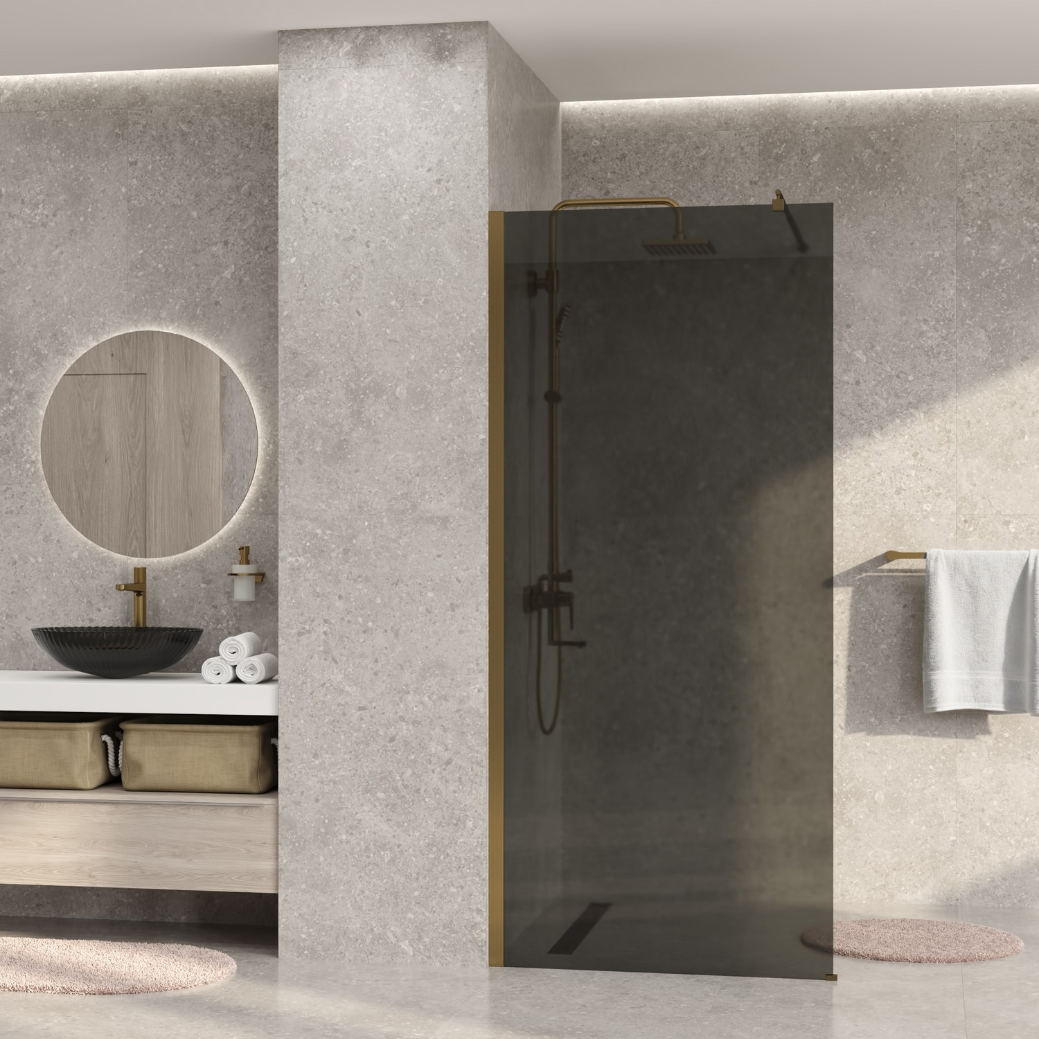 Rur 30W39BG-TG Душевое ограждение