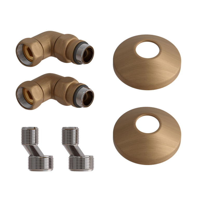 Комплект подключения для полотенцесушителя Point PN93412BR