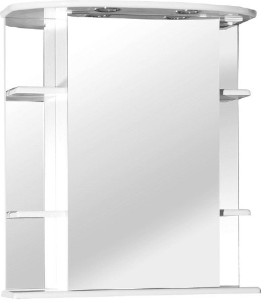 Зеркальный шкаф с подсветкой L Misty Магнолия 65 Э-Маг04065-01СвЛ